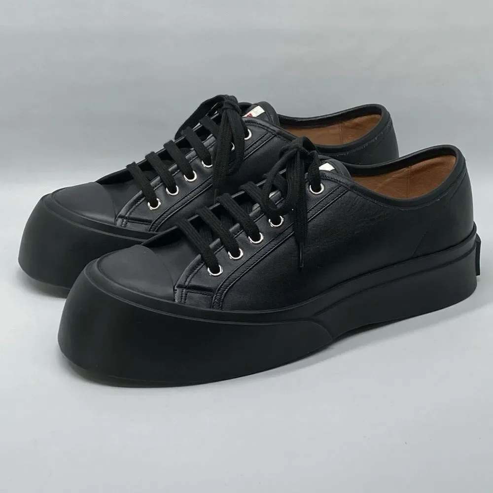 Marni Pablo Leather Low-Top Sneakers size 42/us size 9